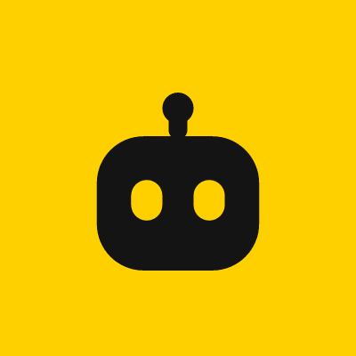 Profile picture on yellow